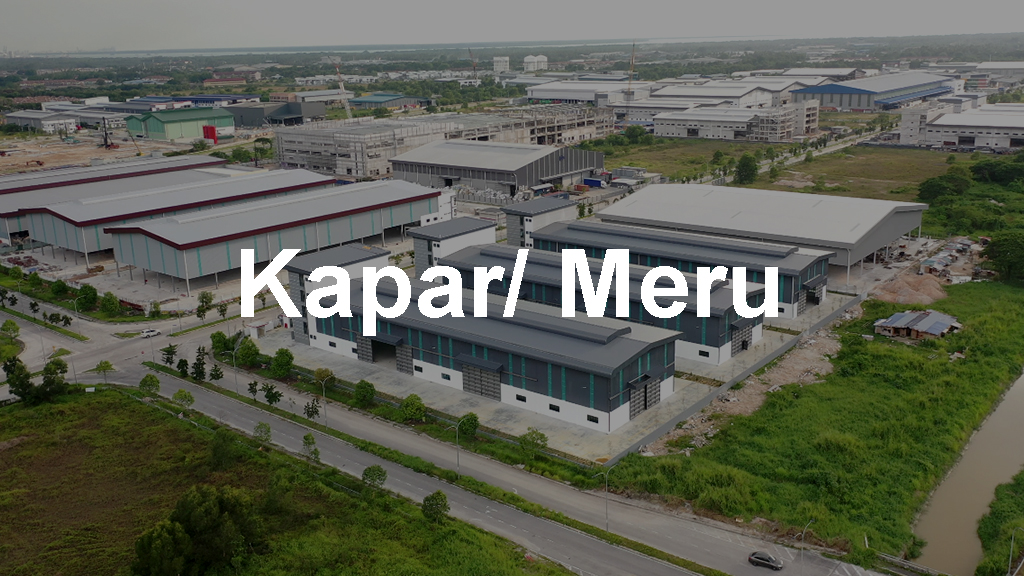 Warehouses for Sale in Kapar & Meru